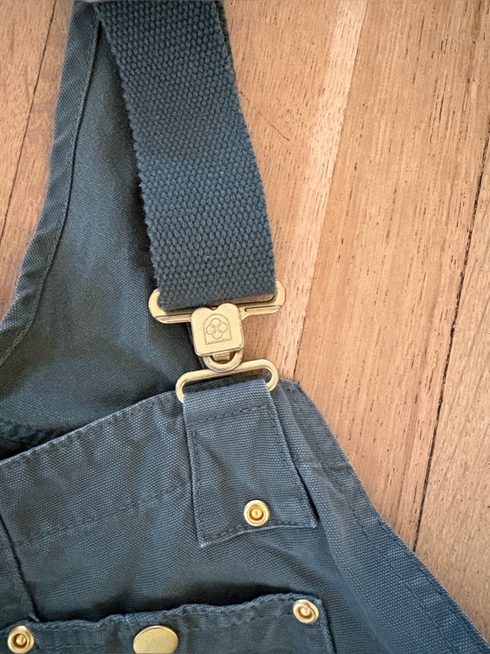 MadePants Olive Overalls - Picture 4 of 5